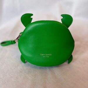 Kate Spade Vibrant Green Crab Wristlet